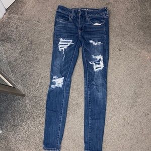 American Eagle Ripped Skinny Jeans